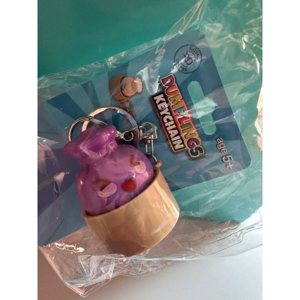 Dumplings Keychain - Purple - TikTok Viral Mini Dumpling